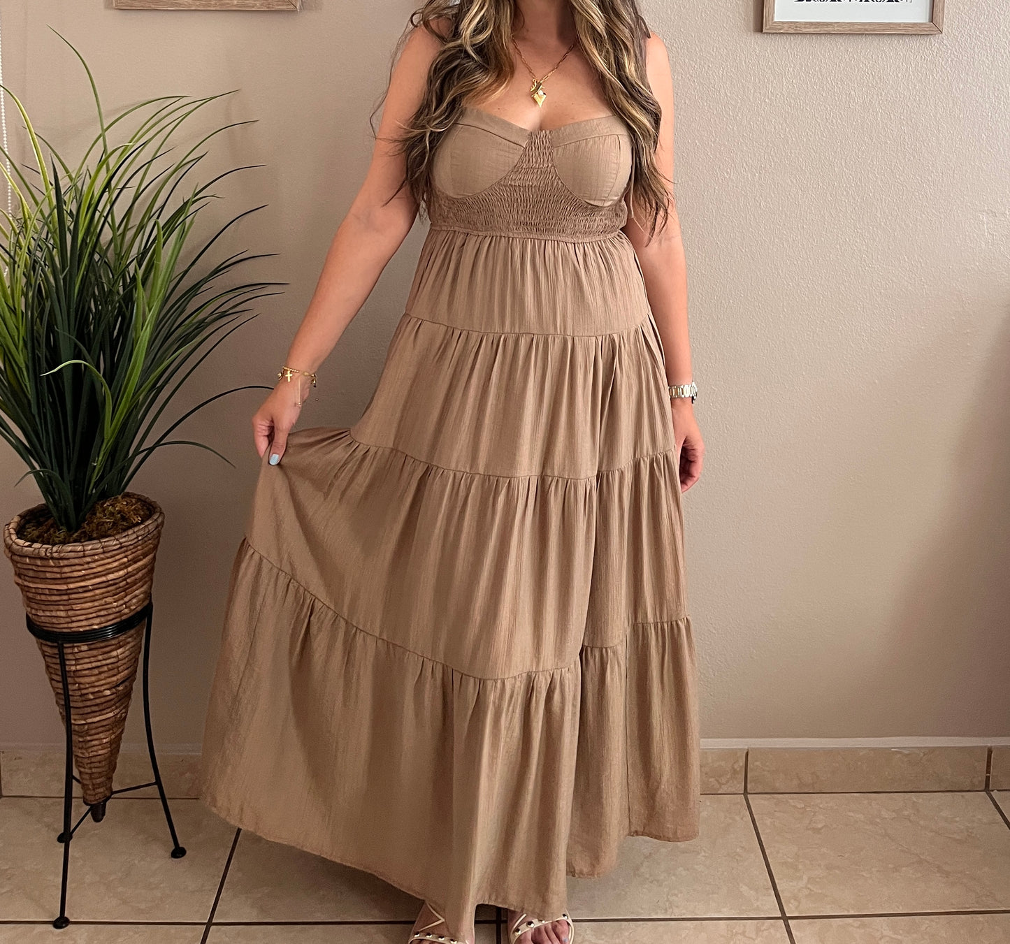 Mocha Maxi Dress